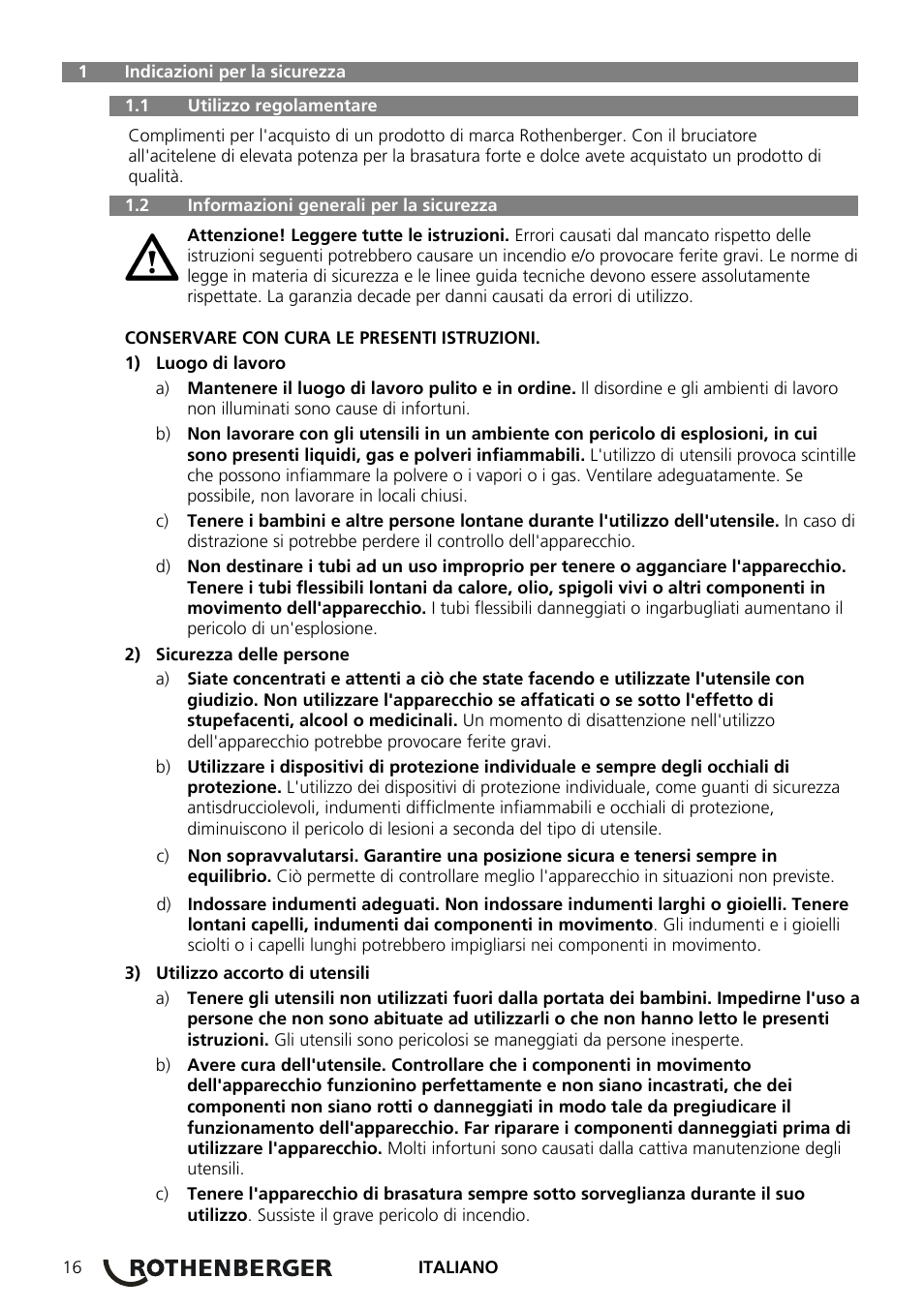 ROTHENBERGER AIRAC Hartlötset User Manual | Page 18 / 56