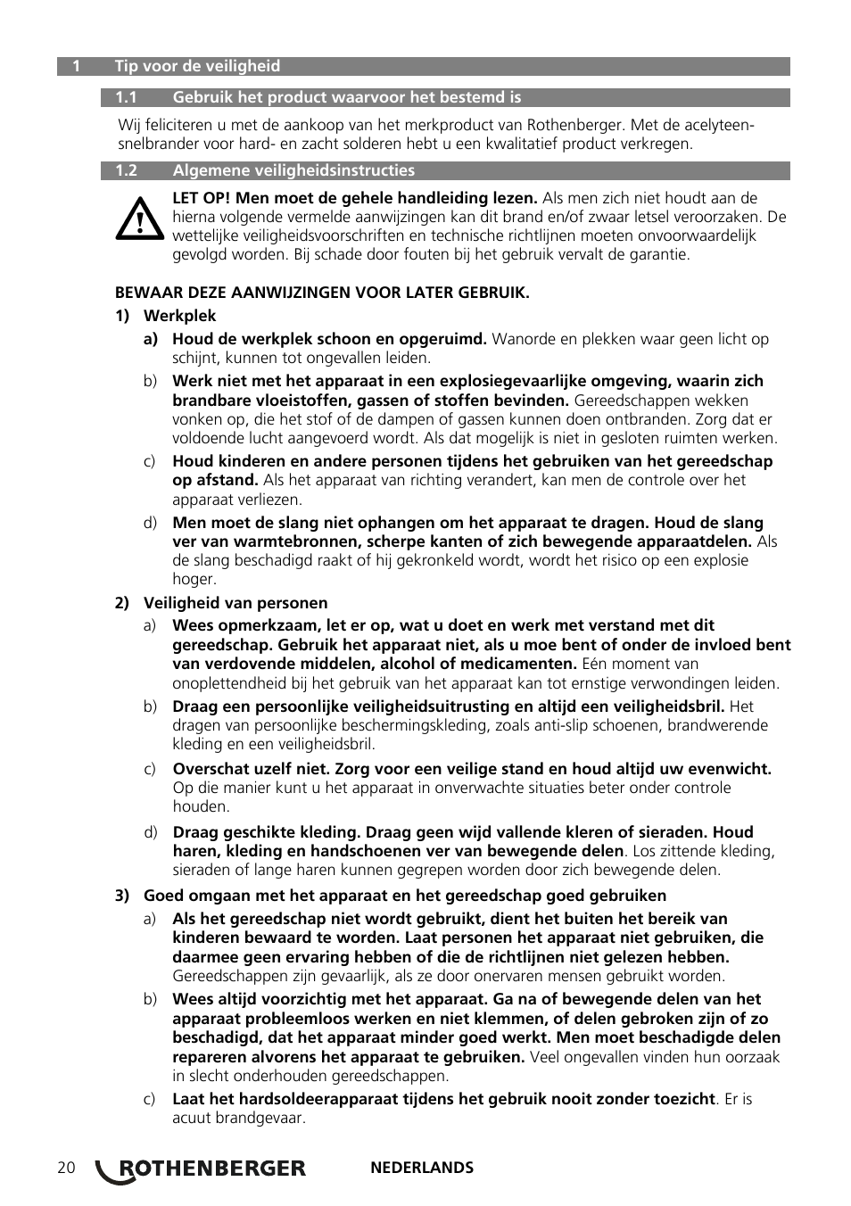 ROTHENBERGER AIRAC Hartlötset User Manual | Page 22 / 56