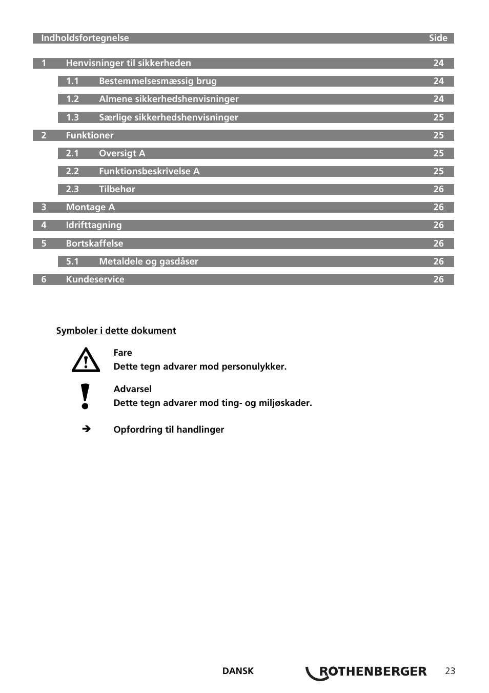 ROTHENBERGER AIRAC Hartlötset User Manual | Page 25 / 56