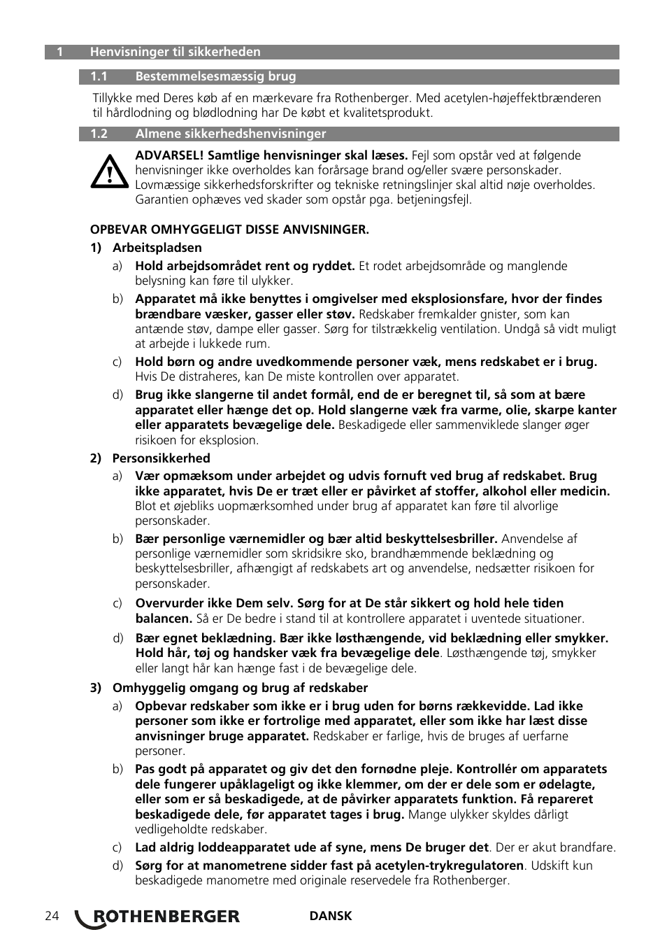 ROTHENBERGER AIRAC Hartlötset User Manual | Page 26 / 56