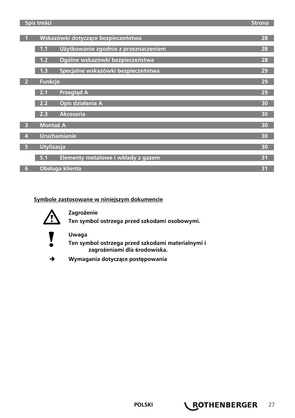 ROTHENBERGER AIRAC Hartlötset User Manual | Page 29 / 56