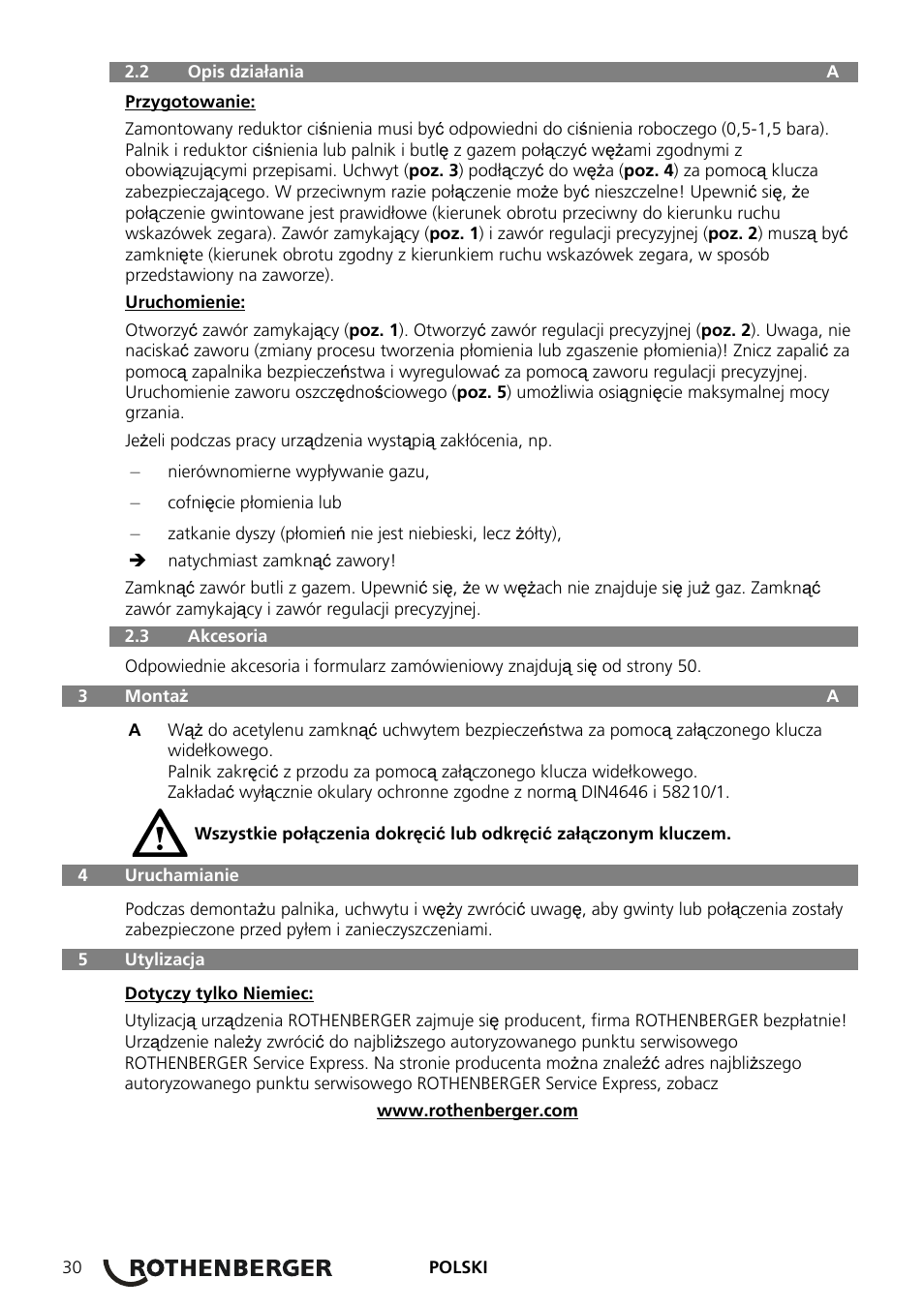 ROTHENBERGER AIRAC Hartlötset User Manual | Page 32 / 56