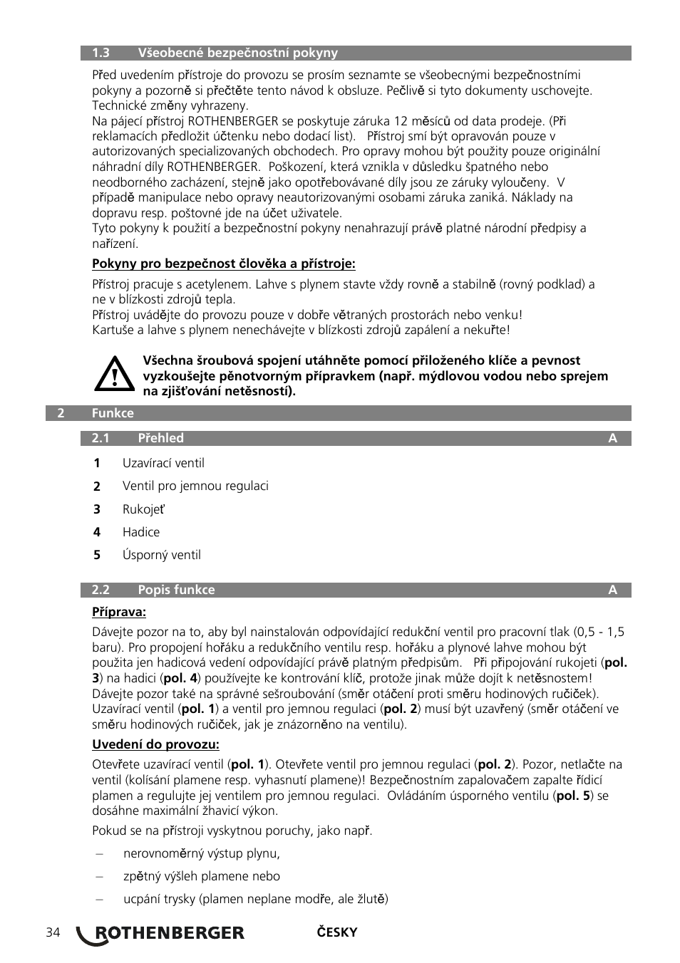 ROTHENBERGER AIRAC Hartlötset User Manual | Page 36 / 56