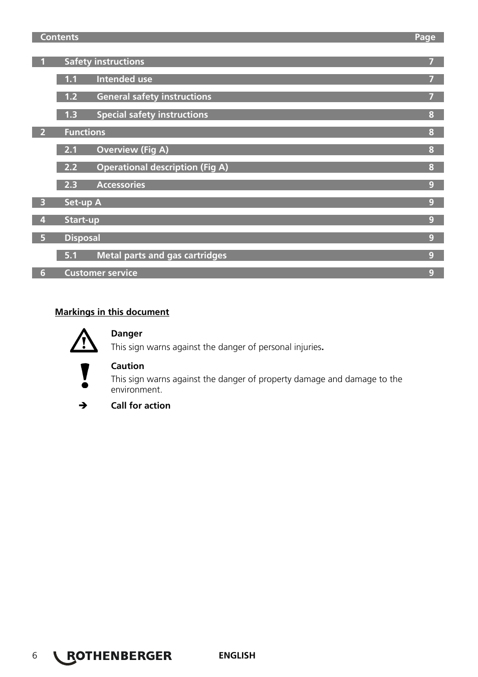 ROTHENBERGER AIRAC Hartlötset User Manual | Page 8 / 56