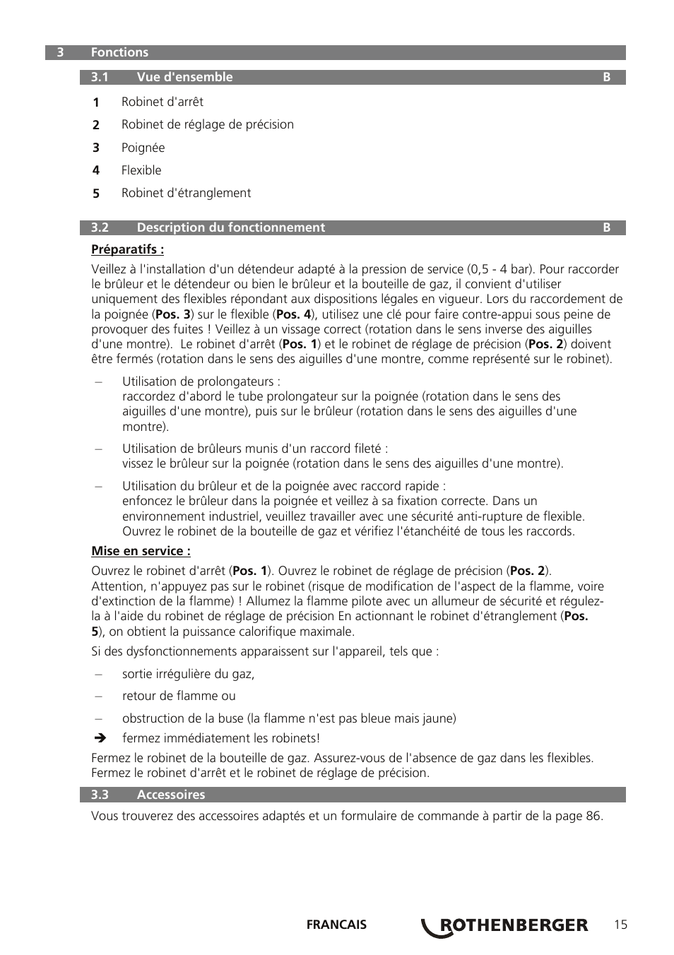 ROTHENBERGER AIRPROP Hartlöt-Set mit Propanregler User Manual | Page 19 / 96