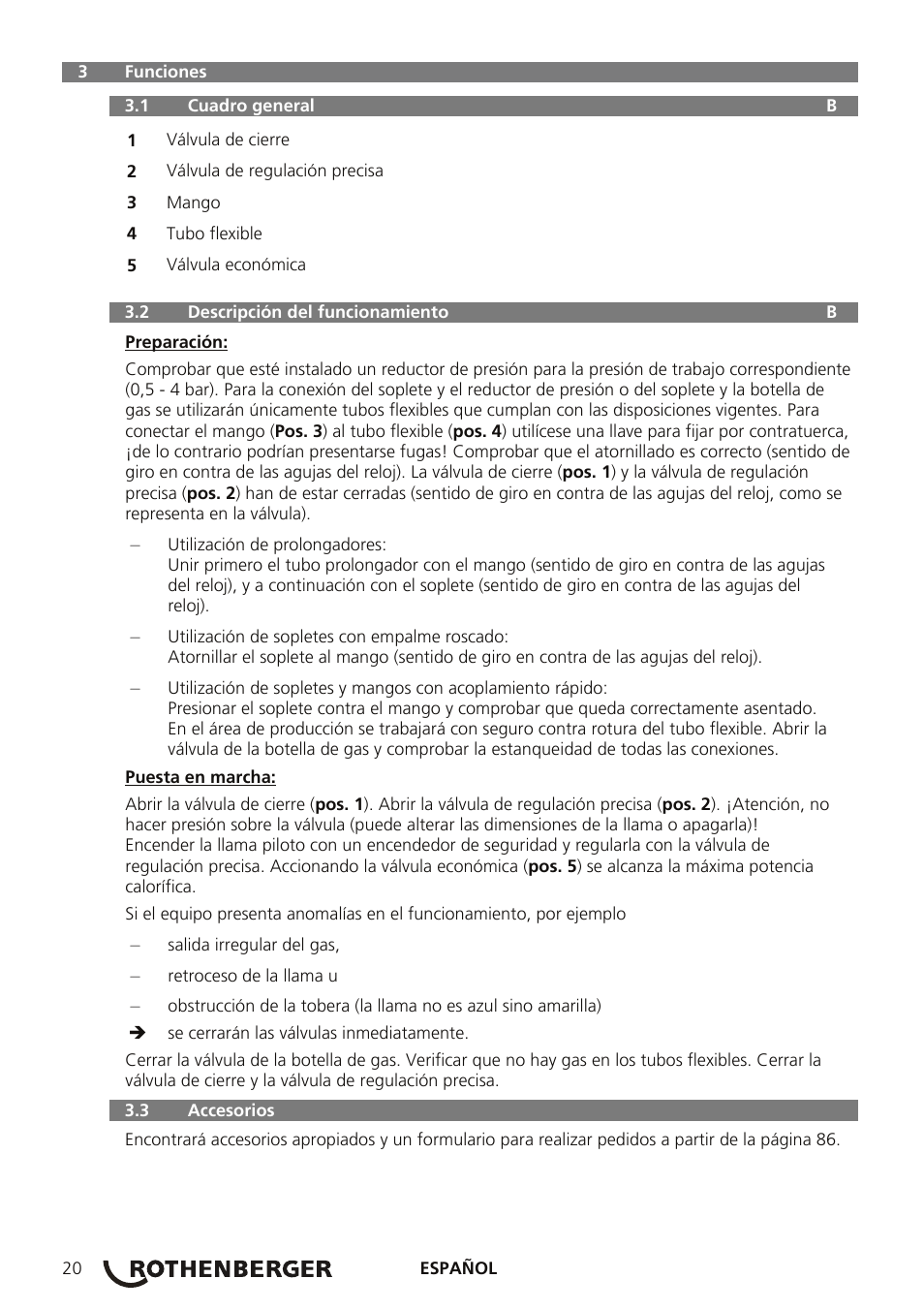 ROTHENBERGER AIRPROP Hartlöt-Set mit Propanregler User Manual | Page 24 / 96