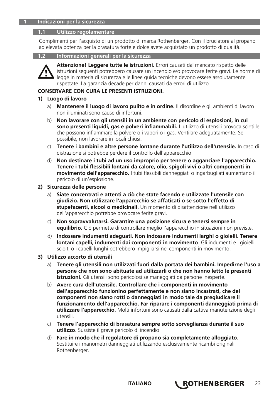 ROTHENBERGER AIRPROP Hartlöt-Set mit Propanregler User Manual | Page 27 / 96