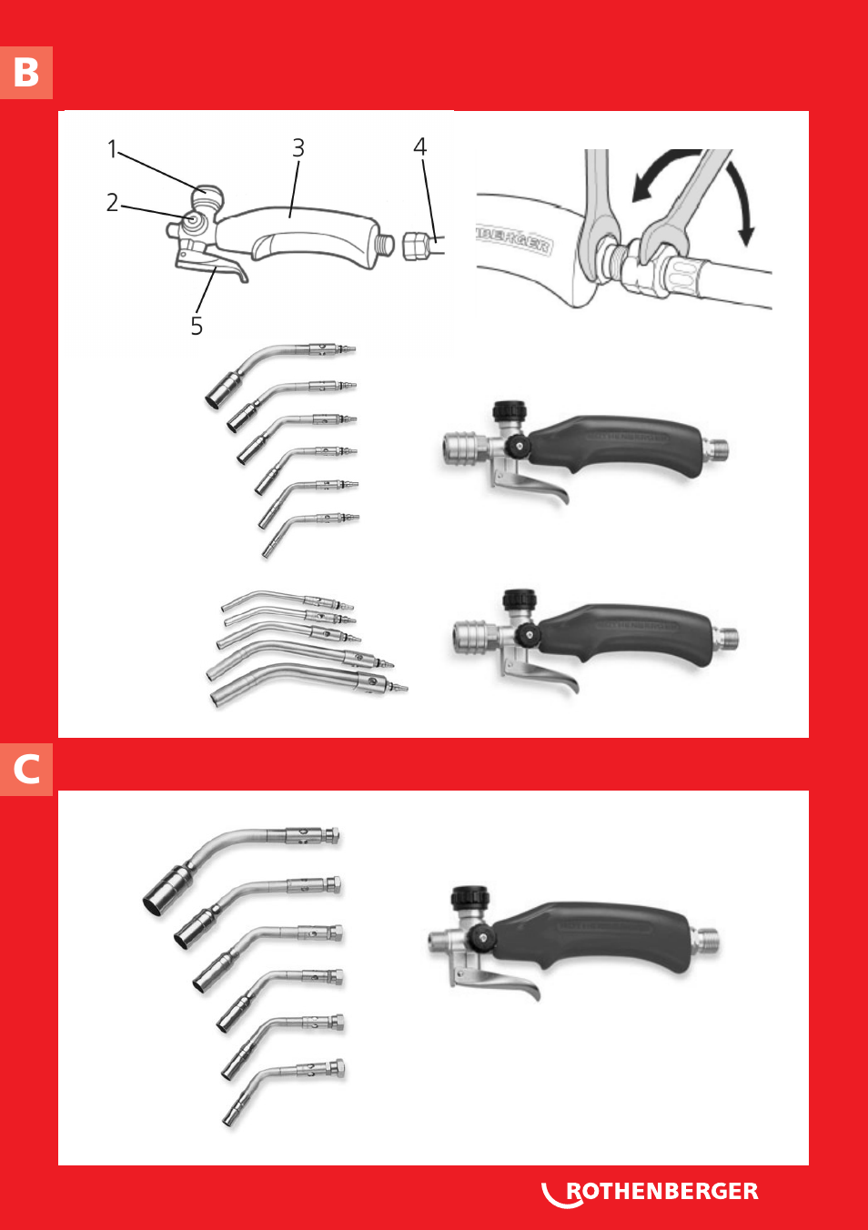 ROTHENBERGER AIRPROP Hartlöt-Set mit Propanregler User Manual | Page 3 / 96