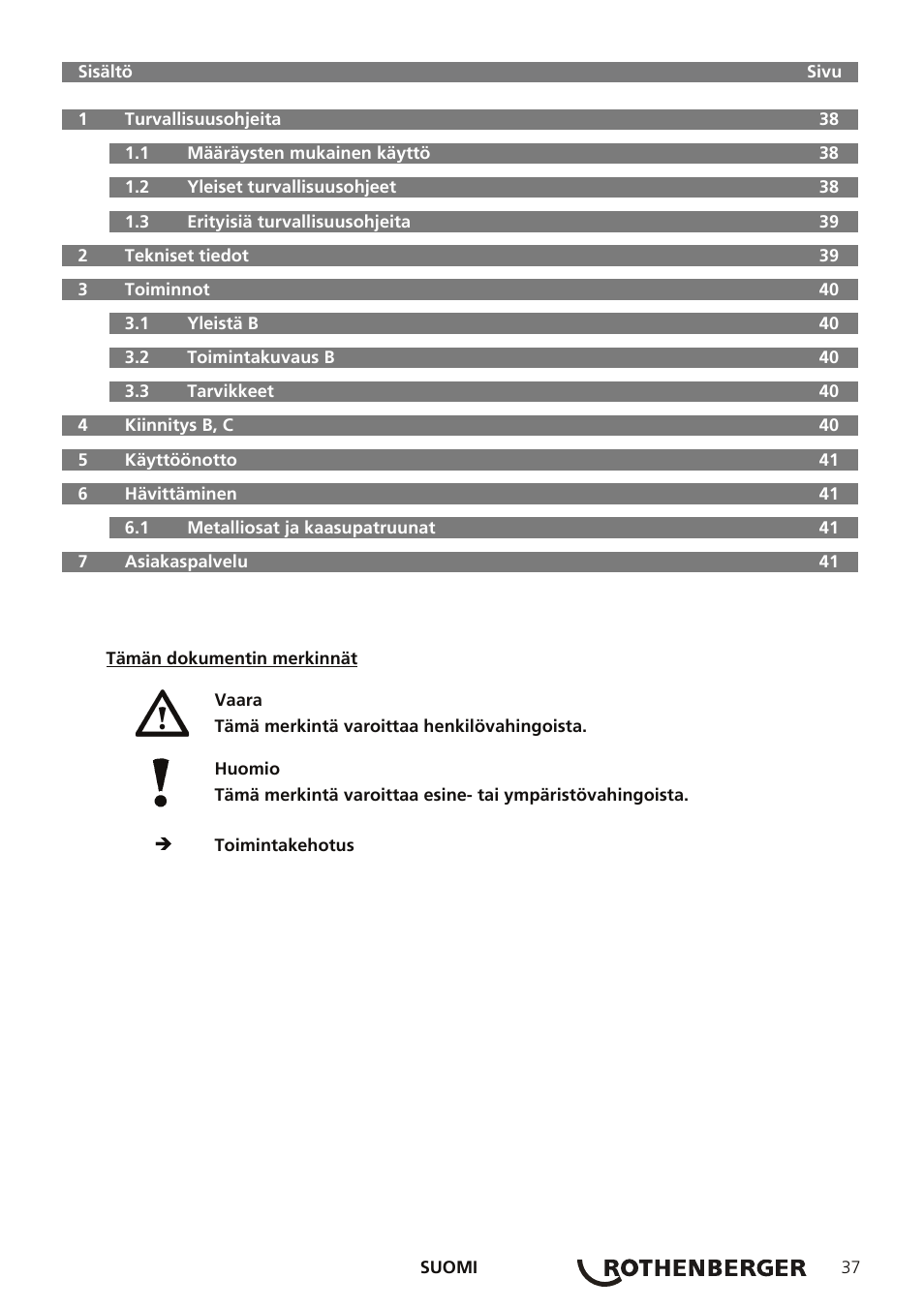 ROTHENBERGER AIRPROP Hartlöt-Set mit Propanregler User Manual | Page 41 / 96