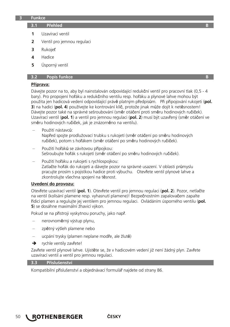 ROTHENBERGER AIRPROP Hartlöt-Set mit Propanregler User Manual | Page 54 / 96