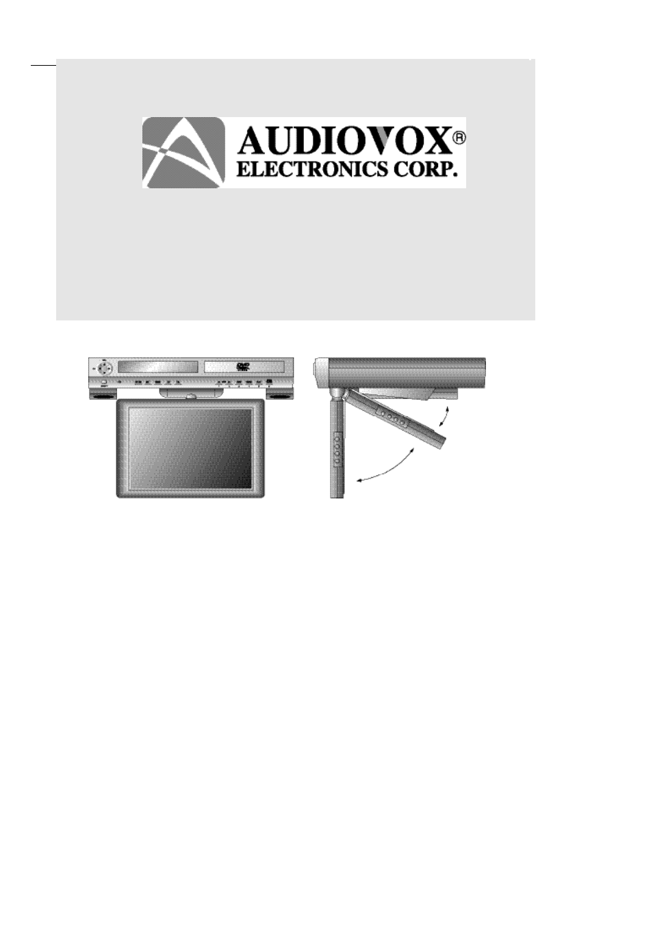 Audiovox Car DVD Player/Monitor Combo User Manual | 28 pages