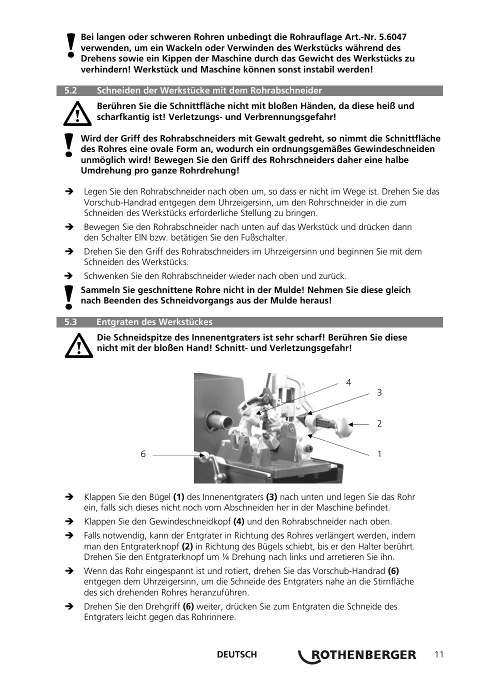 ROTHENBERGER COLLINS CLASSIC 22 A User Manual | Page 13 / 104