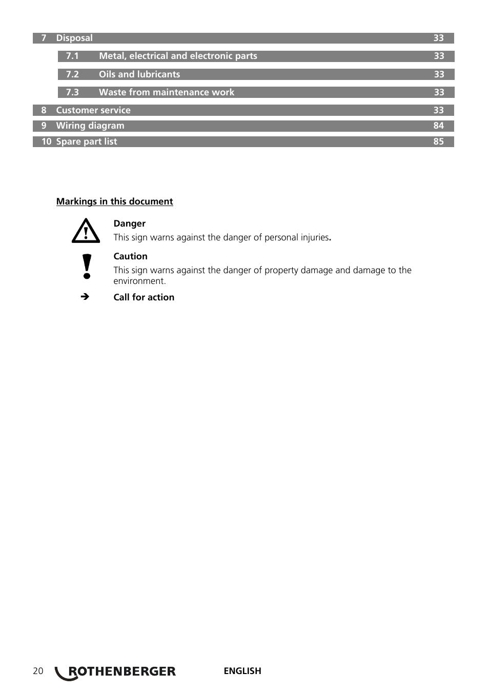 ROTHENBERGER COLLINS CLASSIC 22 A User Manual | Page 22 / 104