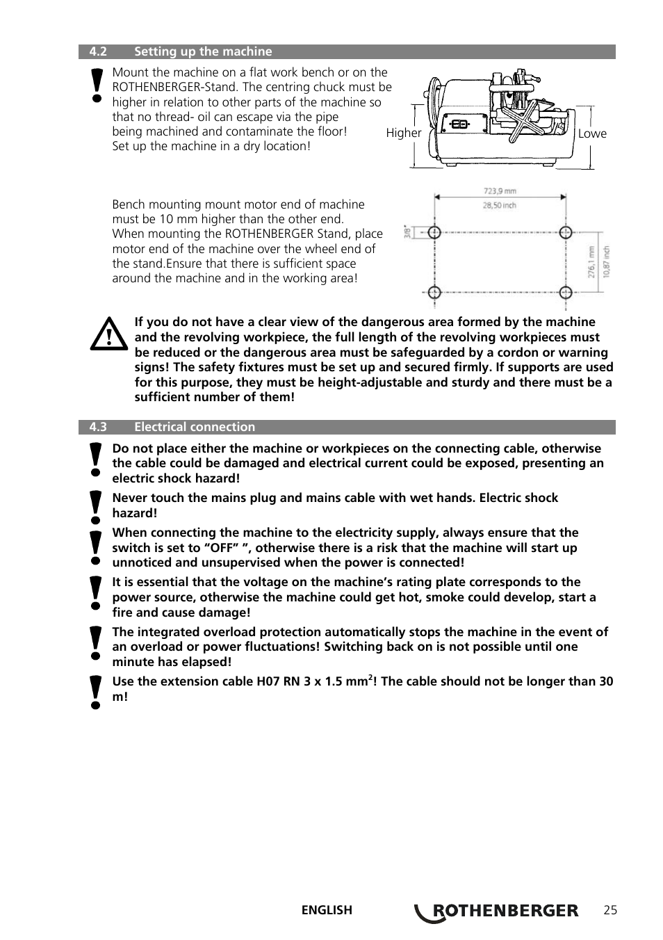 ROTHENBERGER COLLINS CLASSIC 22 A User Manual | Page 27 / 104