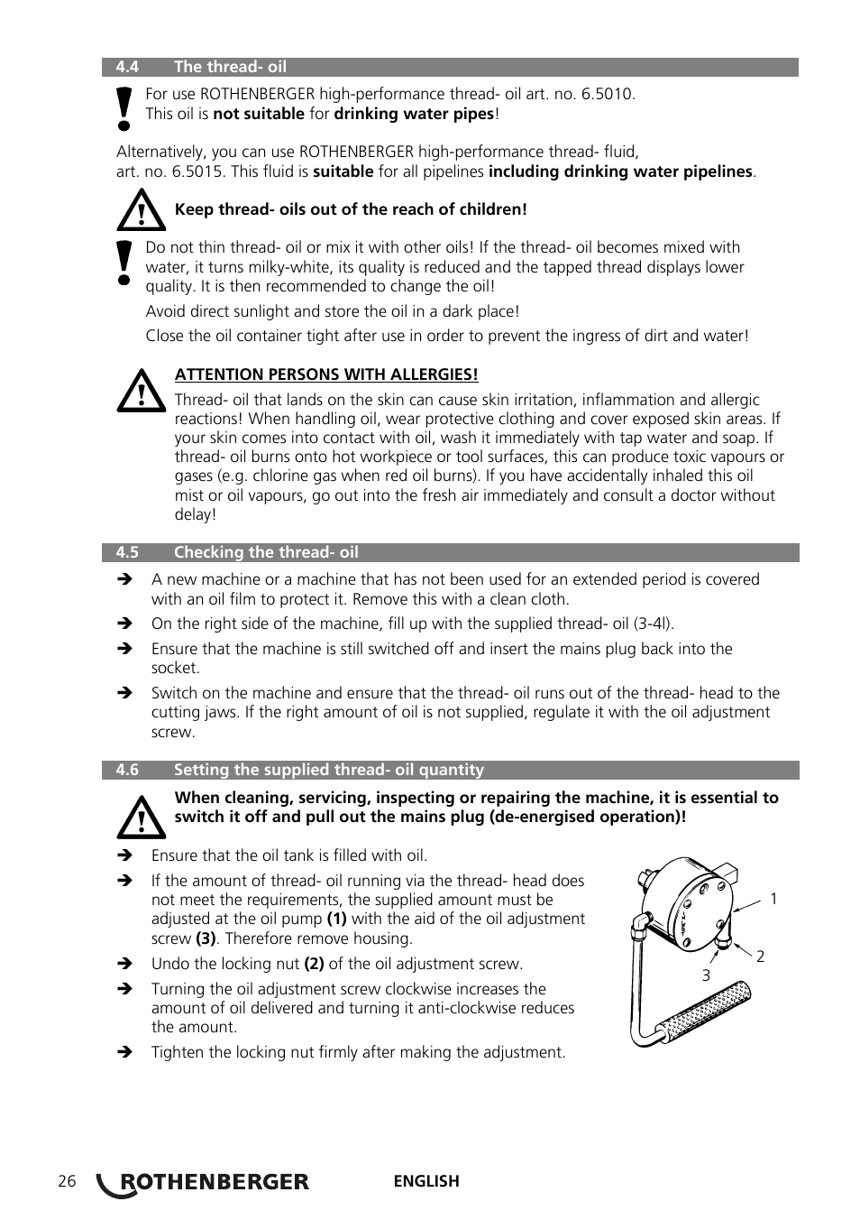 ROTHENBERGER COLLINS CLASSIC 22 A User Manual | Page 28 / 104