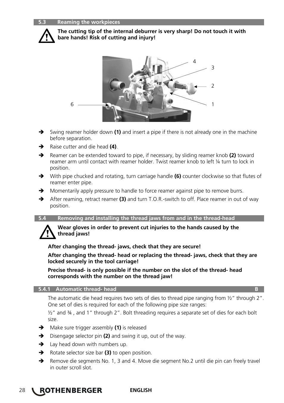 ROTHENBERGER COLLINS CLASSIC 22 A User Manual | Page 30 / 104