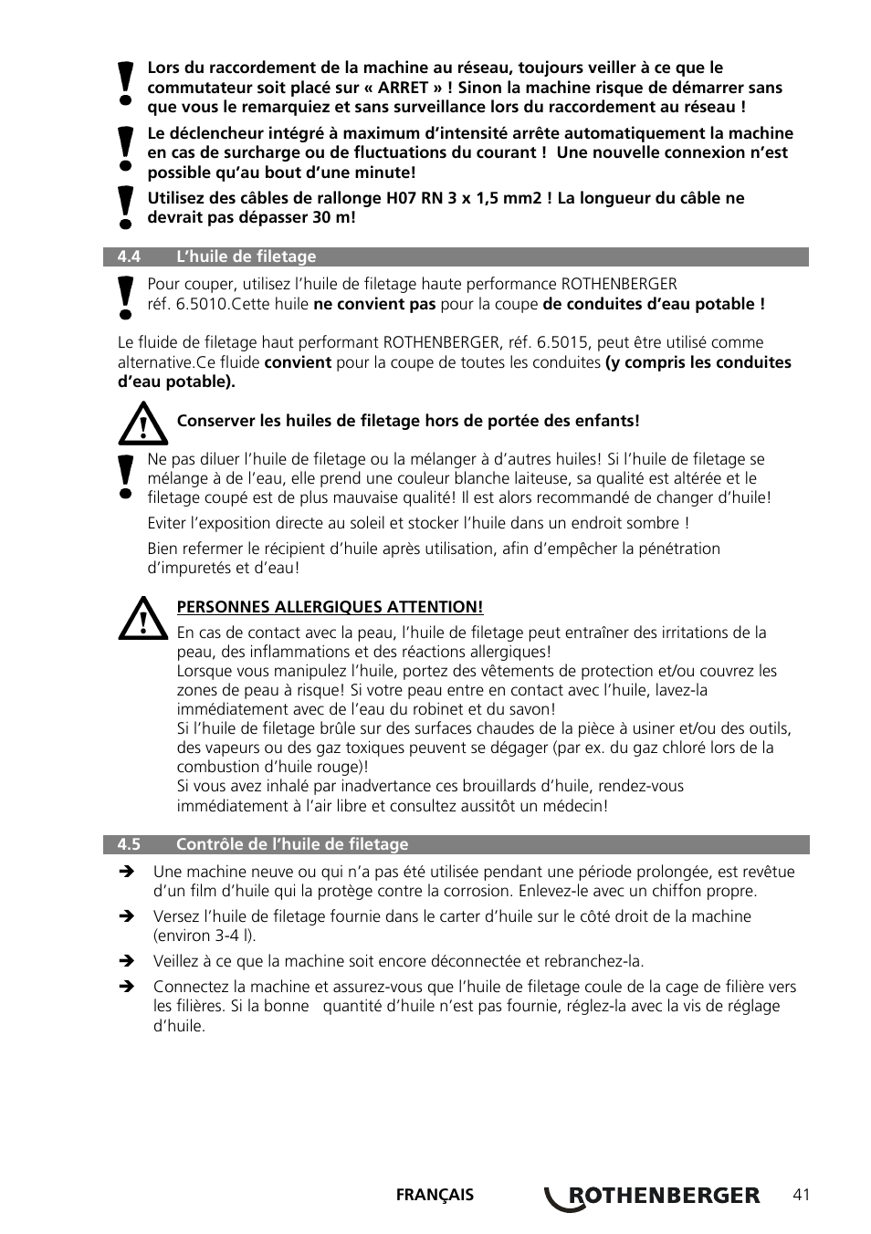 ROTHENBERGER COLLINS CLASSIC 22 A User Manual | Page 43 / 104