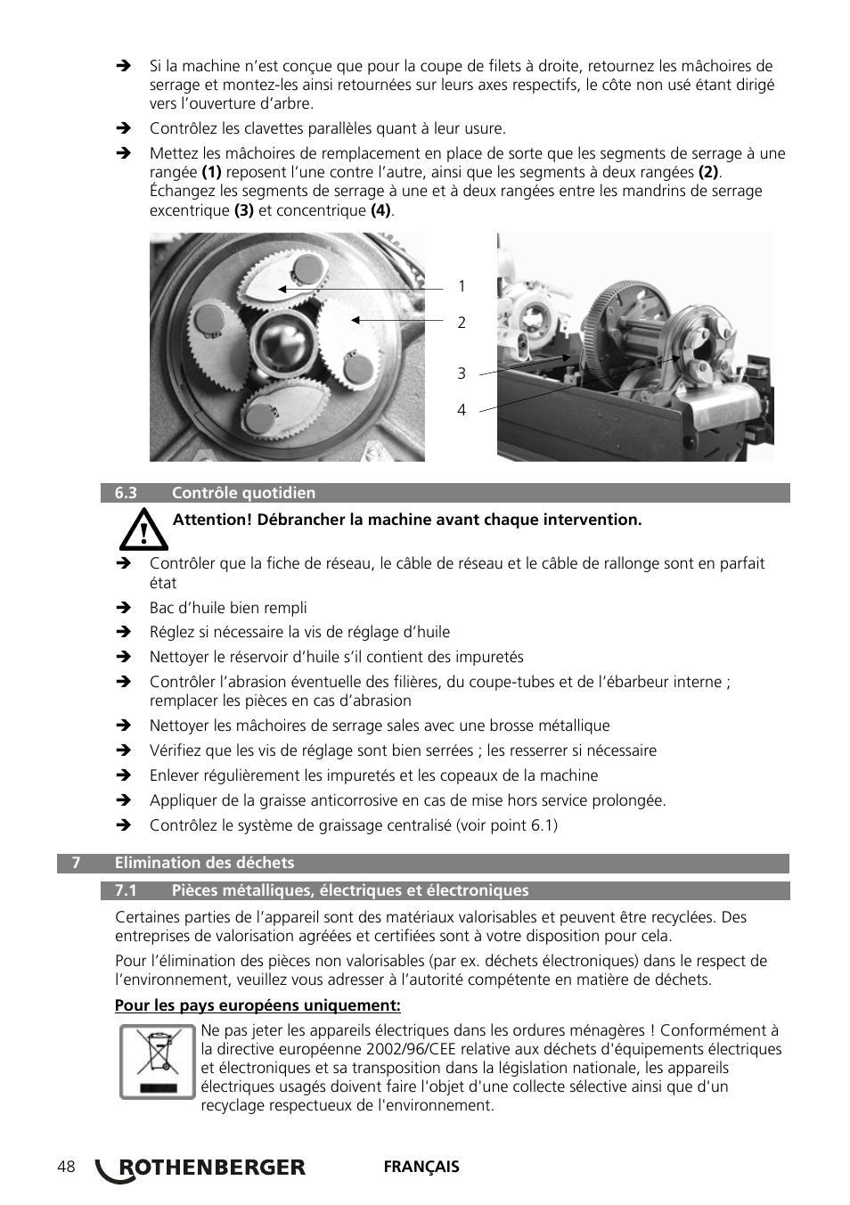 ROTHENBERGER COLLINS CLASSIC 22 A User Manual | Page 50 / 104