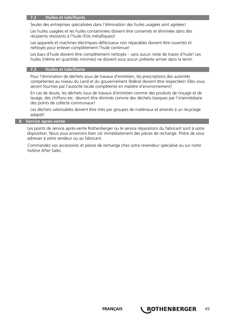 ROTHENBERGER COLLINS CLASSIC 22 A User Manual | Page 51 / 104