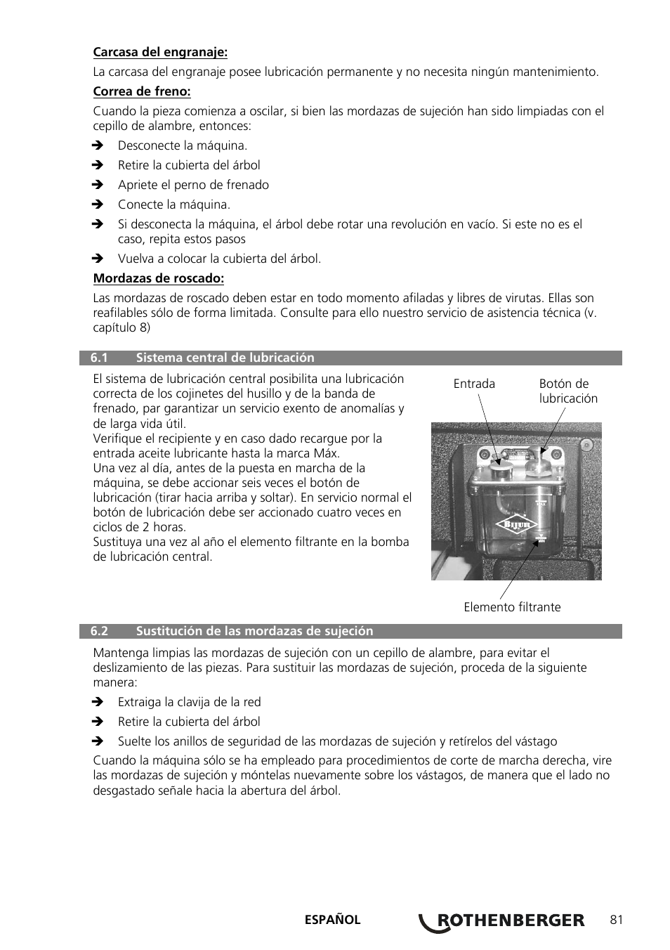 ROTHENBERGER COLLINS CLASSIC 22 A User Manual | Page 83 / 104