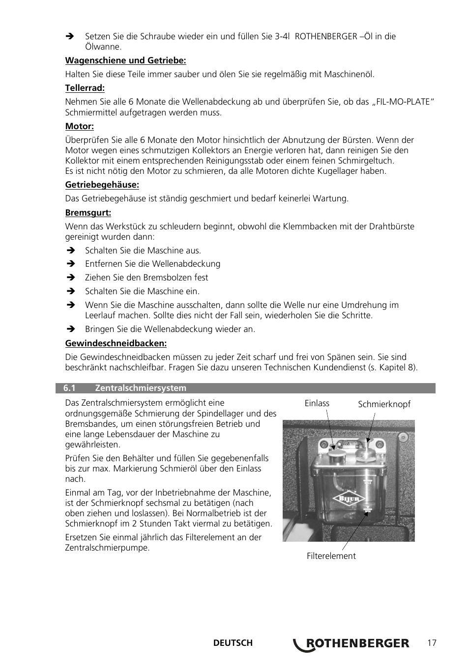 ROTHENBERGER COLLINS RHINO 4 User Manual | Page 19 / 112