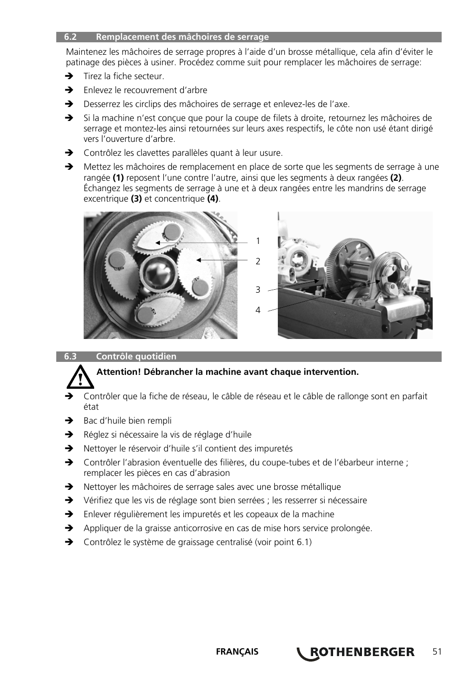 ROTHENBERGER COLLINS RHINO 4 User Manual | Page 53 / 112