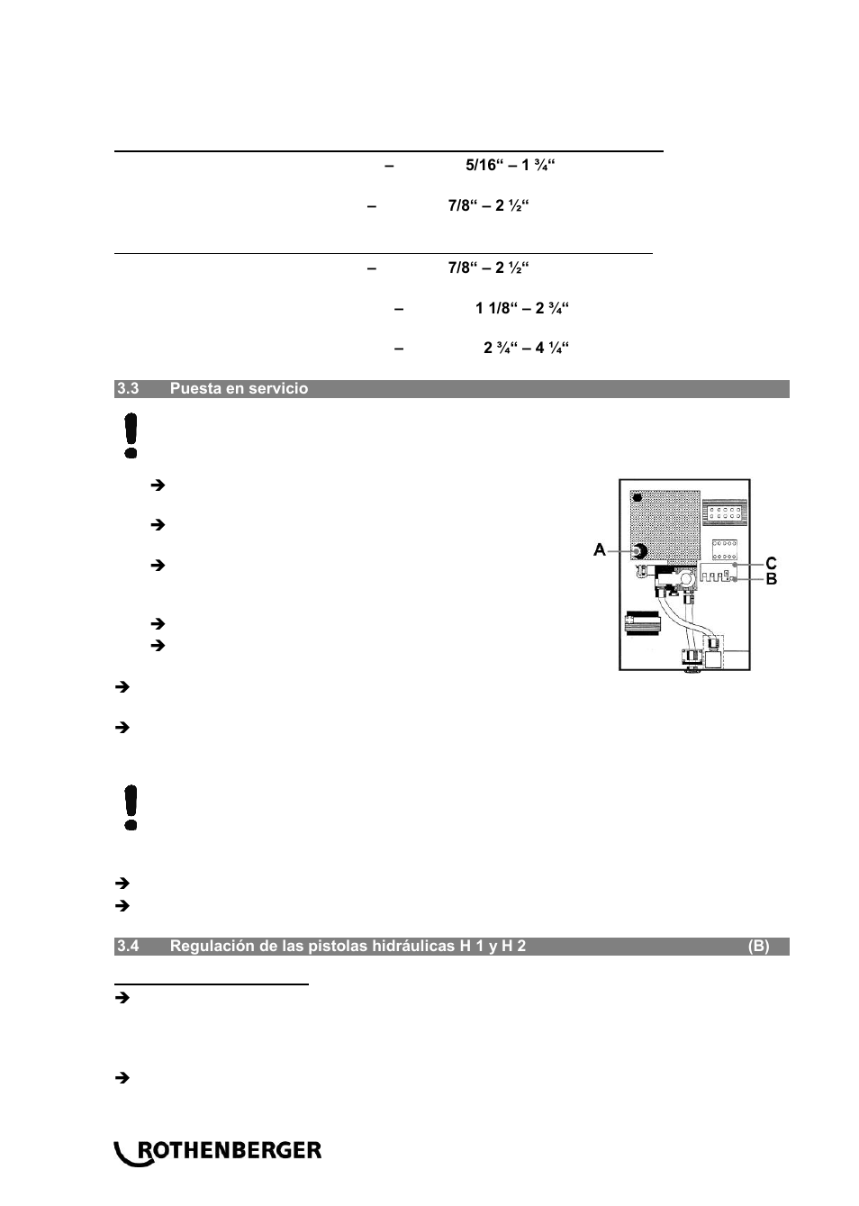 ROTHENBERGER Hydraulik-Expanderanlage H 600 User Manual | Page 32 / 92