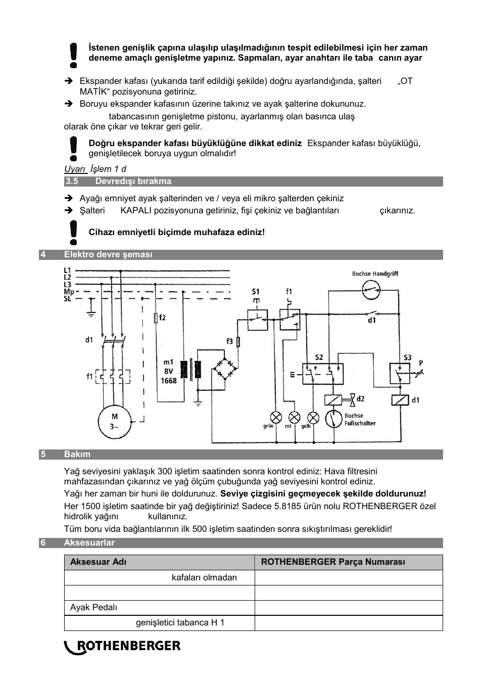 ROTHENBERGER Hydraulik-Expanderanlage H 600 User Manual | Page 64 / 92