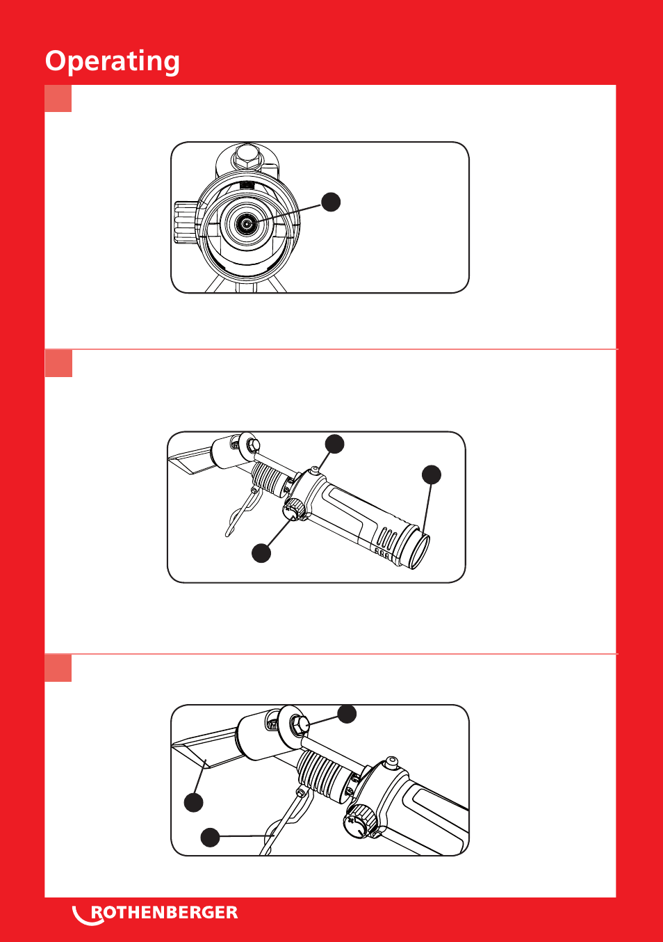 Operating, Ab c | ROTHENBERGER MULTI MOBILE Set User Manual | Page 2 / 40
