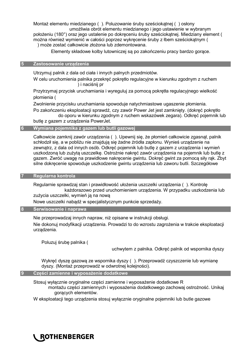 ROTHENBERGER MULTI MOBILE Set User Manual | Page 32 / 40