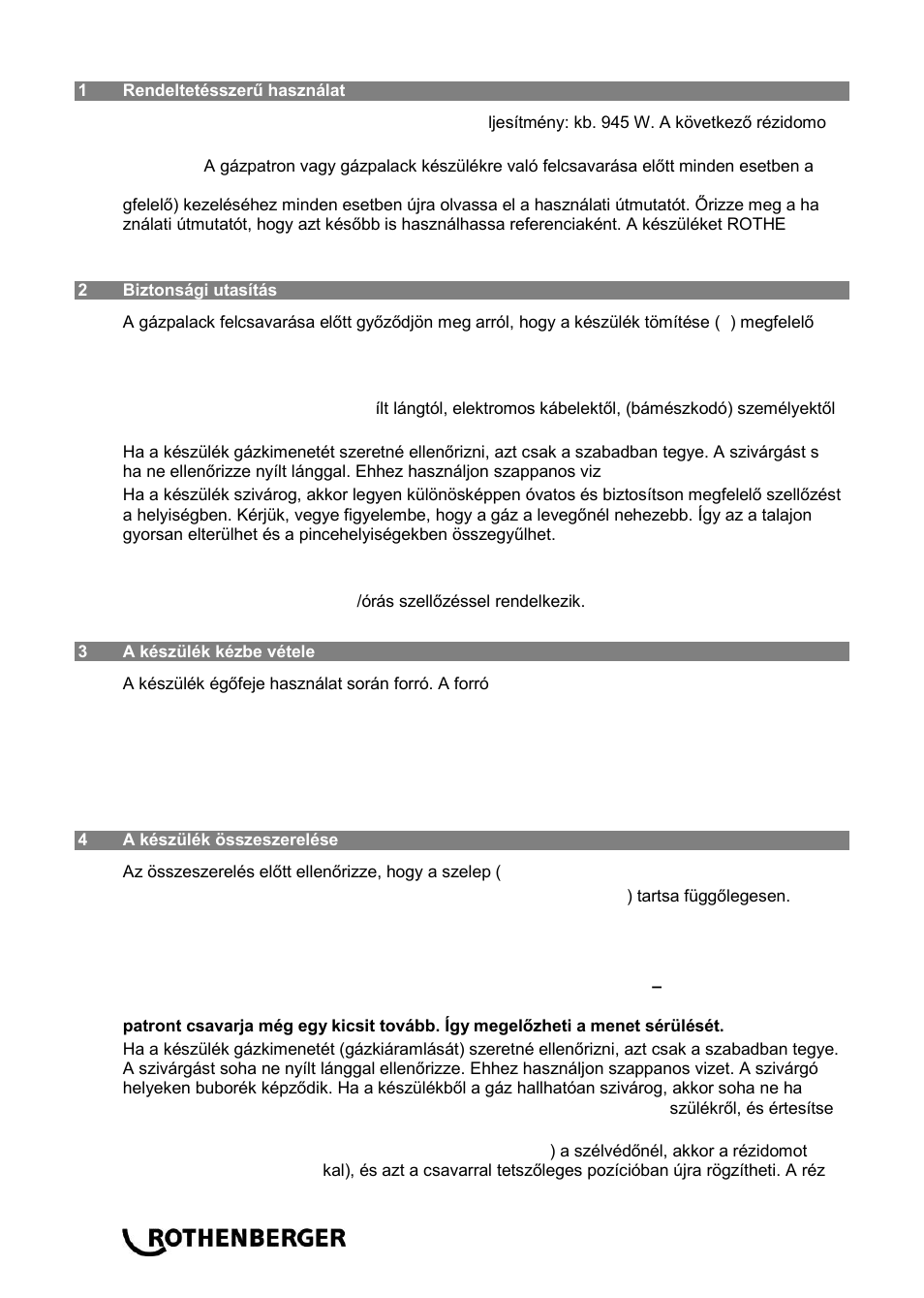 ROTHENBERGER MULTI MOBILE Set User Manual | Page 34 / 40