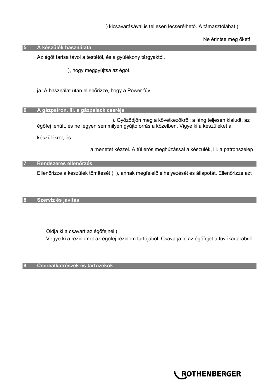 ROTHENBERGER MULTI MOBILE Set User Manual | Page 35 / 40