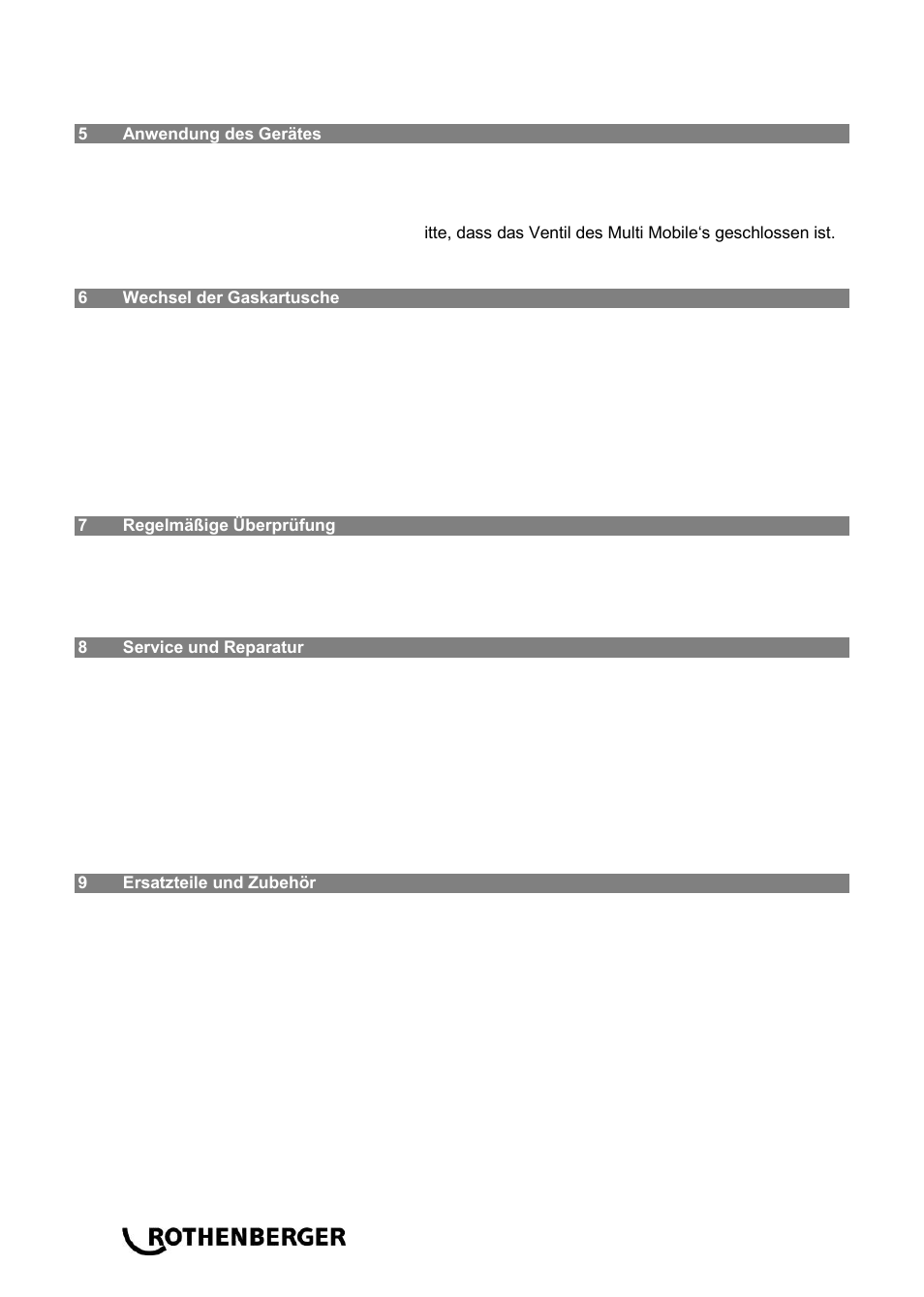 ROTHENBERGER MULTI MOBILE Set User Manual | Page 8 / 40