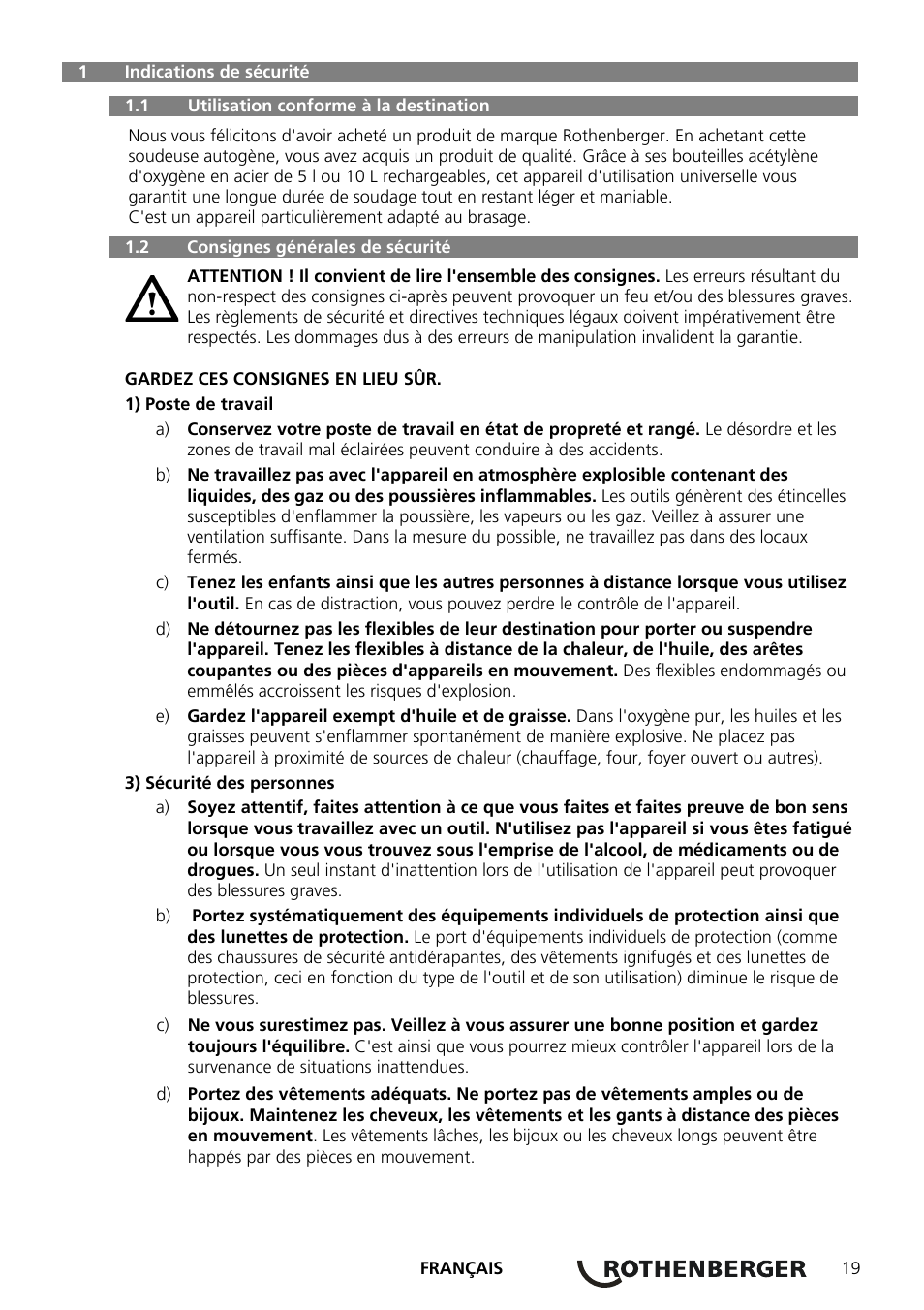 ROTHENBERGER RE 17 Dreigas-Anlage AMS 5/5 User Manual | Page 23 / 80