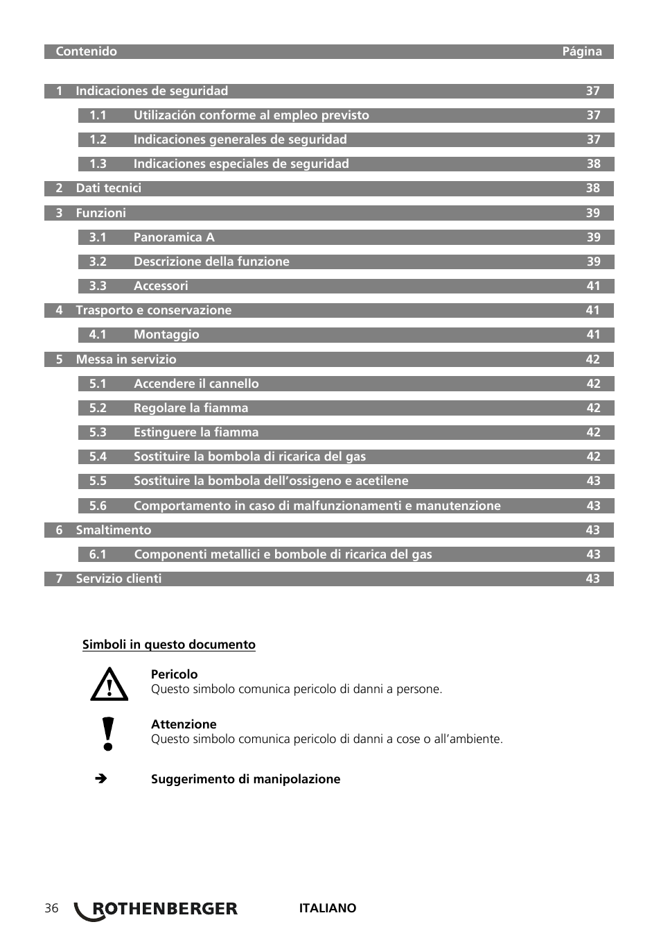 ROTHENBERGER RE 17 Dreigas-Anlage AMS 5/5 User Manual | Page 40 / 80