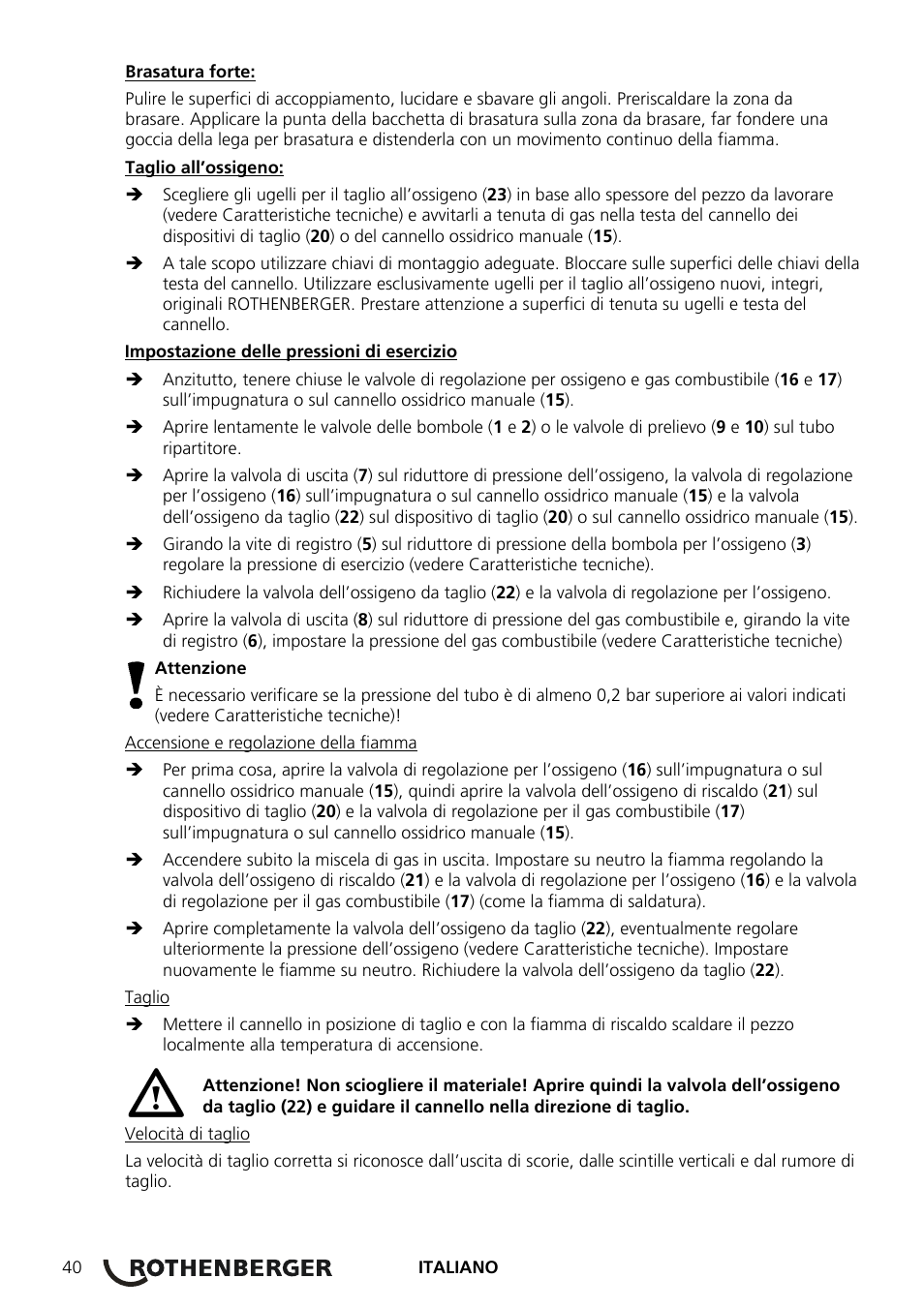 ROTHENBERGER RE 17 Dreigas-Anlage AMS 5/5 User Manual | Page 44 / 80