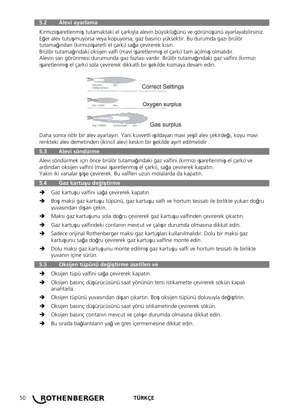 ROTHENBERGER RE 17 Dreigas-Anlage AMS 5/5 User Manual | Page 54 / 80