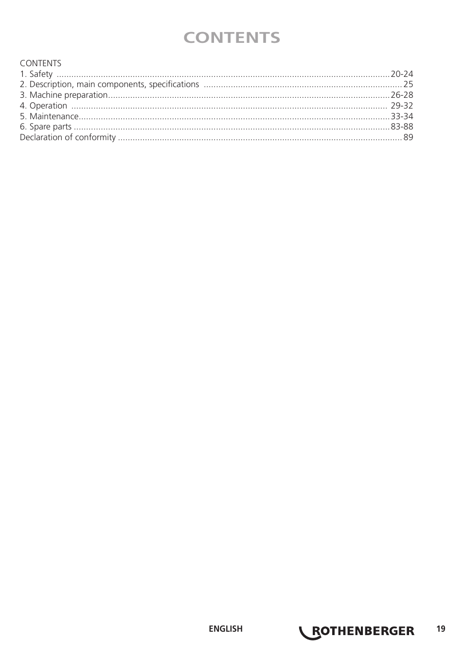 ROTHENBERGER ROGROOVER 2 - 12 User Manual | Page 20 / 92