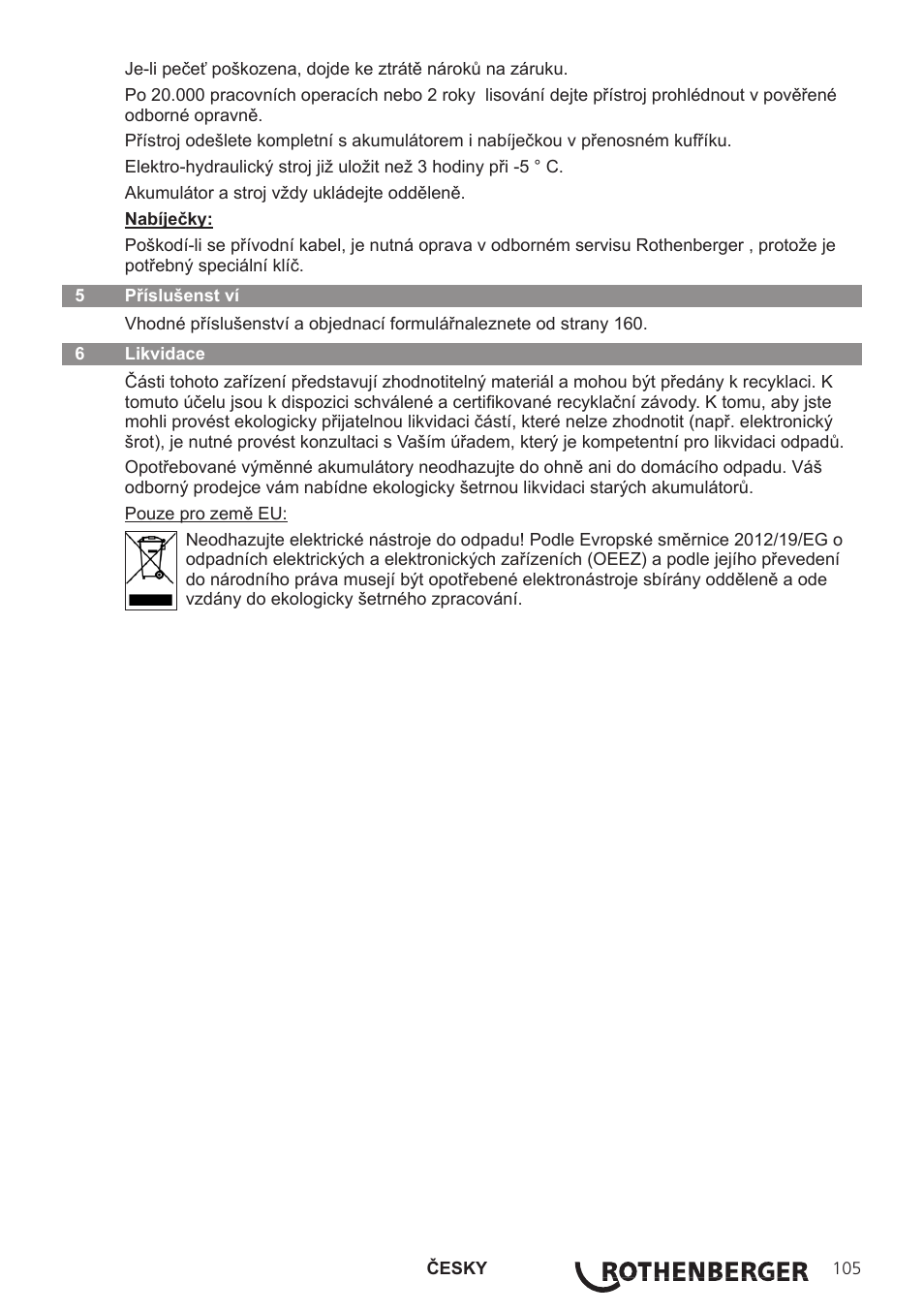 ROTHENBERGER ROMAX 3000 User Manual | Page 111 / 168