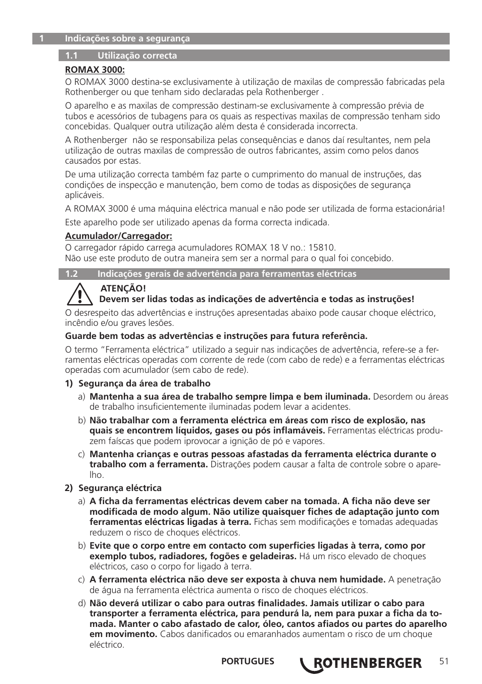 ROTHENBERGER ROMAX 3000 User Manual | Page 57 / 168