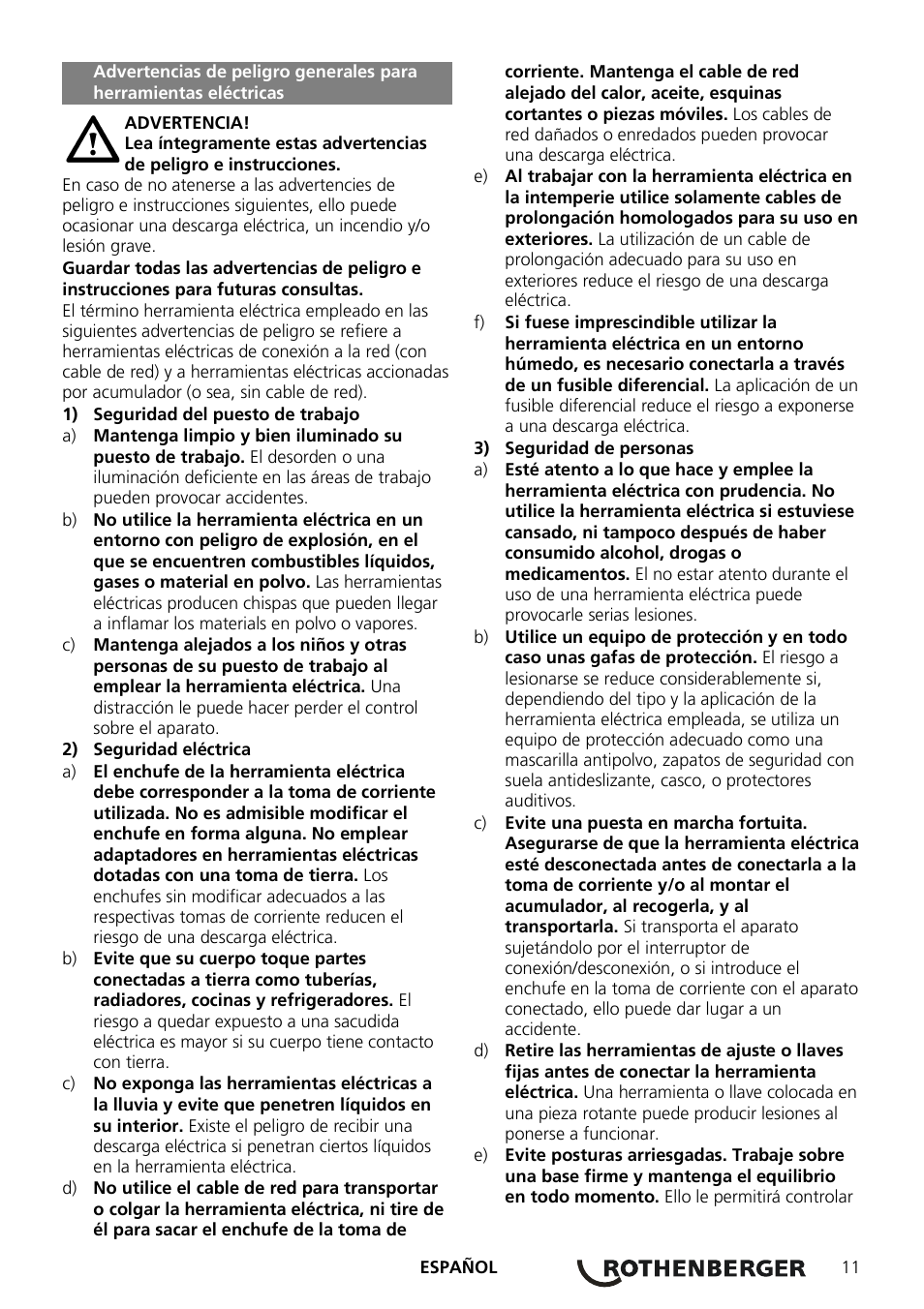 ROTHENBERGER ROMAX 3000 Schaltnetzteil 230 V User Manual | Page 13 / 64