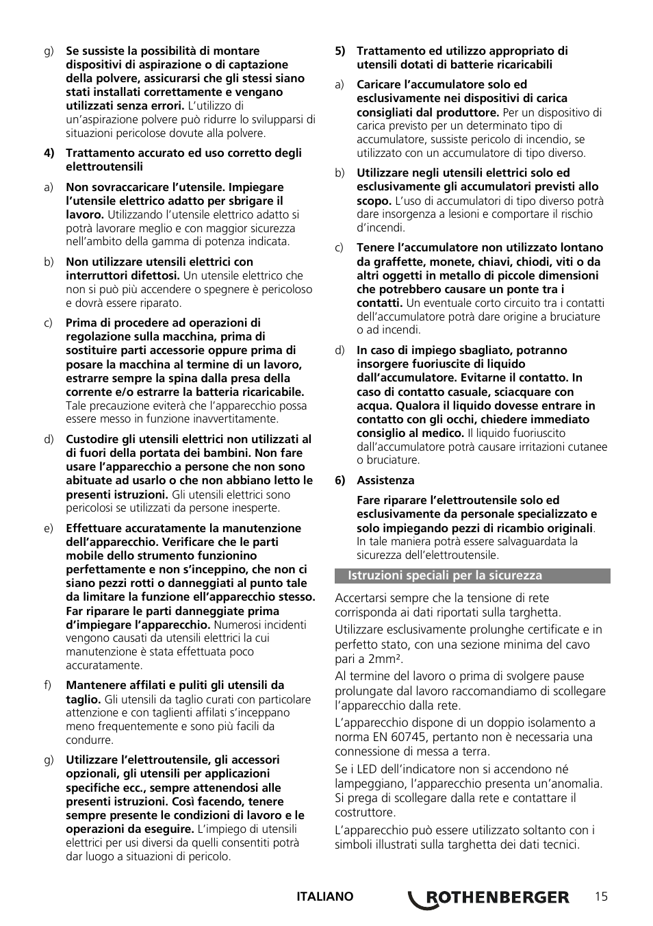 ROTHENBERGER ROMAX 3000 Schaltnetzteil 230 V User Manual | Page 17 / 64