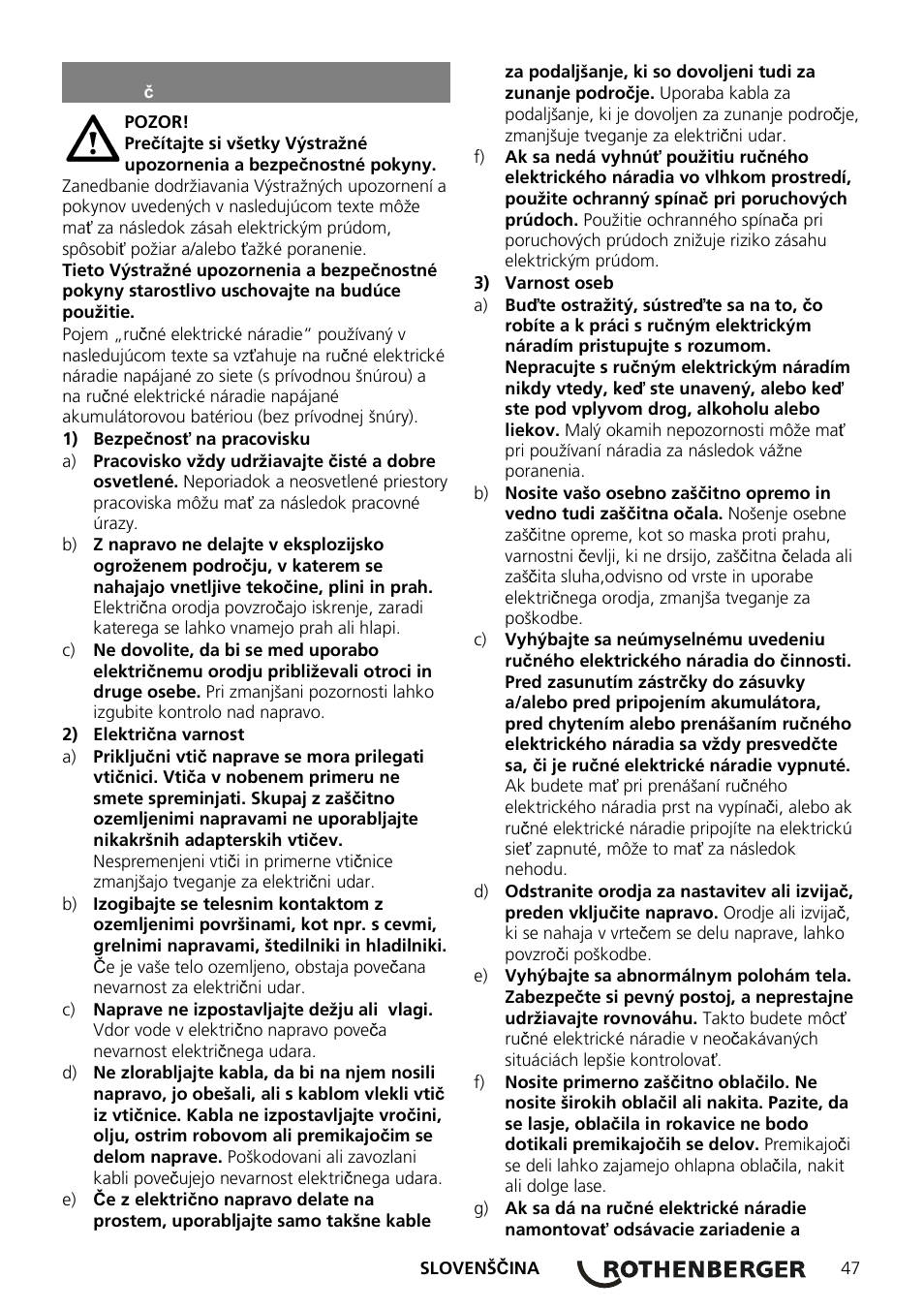 ROTHENBERGER ROMAX 3000 Schaltnetzteil 230 V User Manual | Page 49 / 64