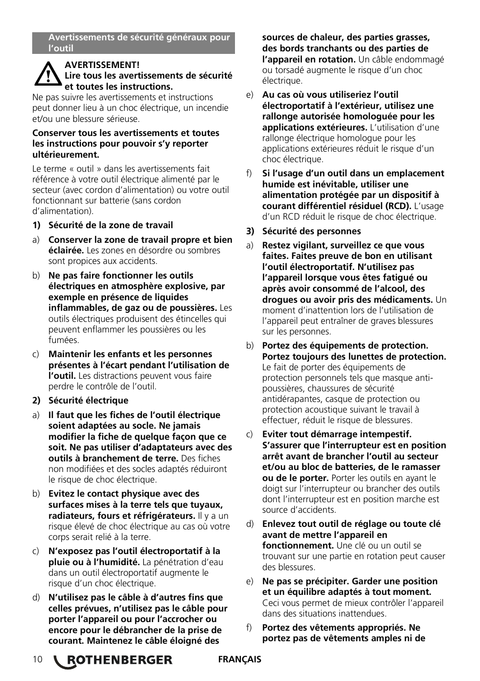 ROTHENBERGER ROMAX AC ECO User Manual | Page 14 / 88