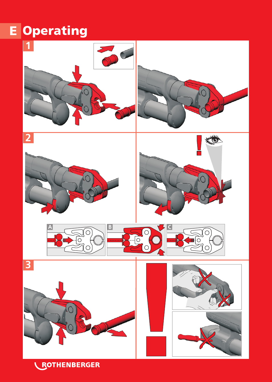 Seite4, Operating e | ROTHENBERGER ROMAX AC ECO User Manual | Page 4 / 88