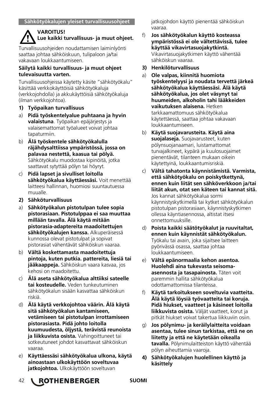 ROTHENBERGER ROMAX AC ECO User Manual | Page 46 / 88