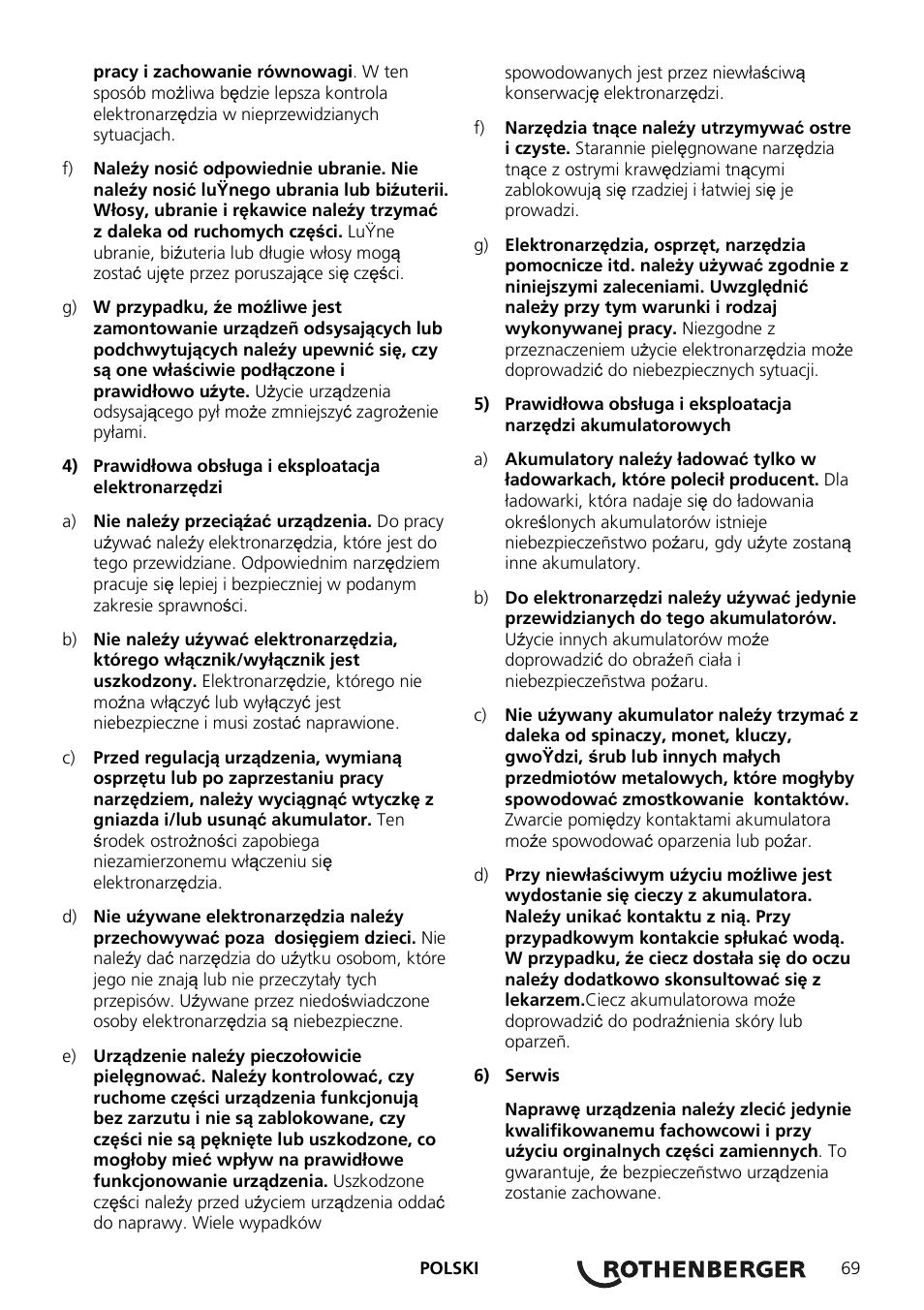 ROTHENBERGER ROMAX Compact User Manual | Page 75 / 132