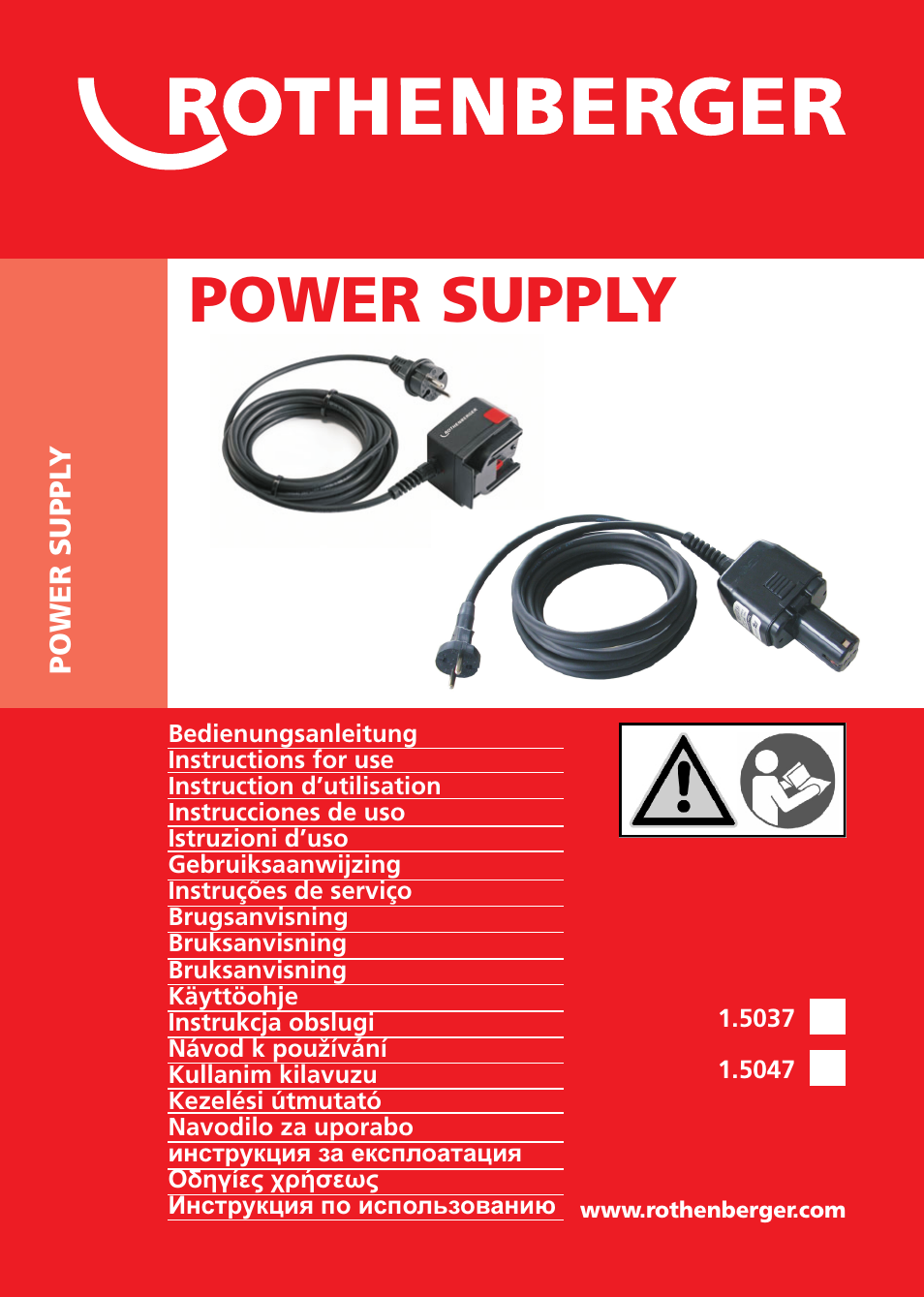 ROTHENBERGER ROMAX Compact Schaltnetzteil 230 V User Manual | 64 pages