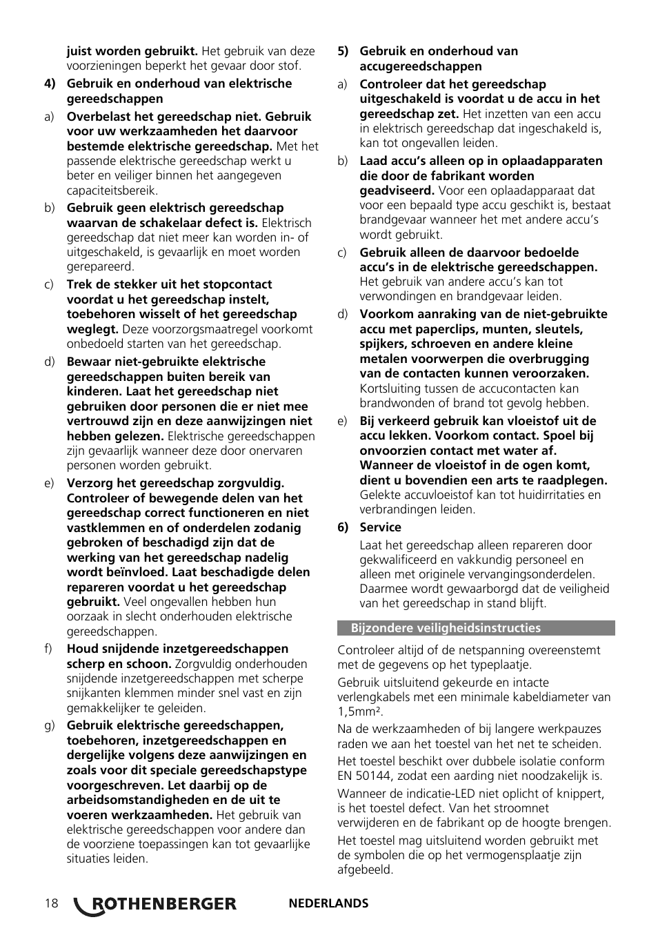 ROTHENBERGER ROMAX Compact Schaltnetzteil 230 V User Manual | Page 20 / 64