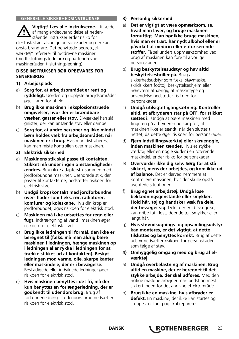 ROTHENBERGER ROMAX Compact Schaltnetzteil 230 V User Manual | Page 25 / 64